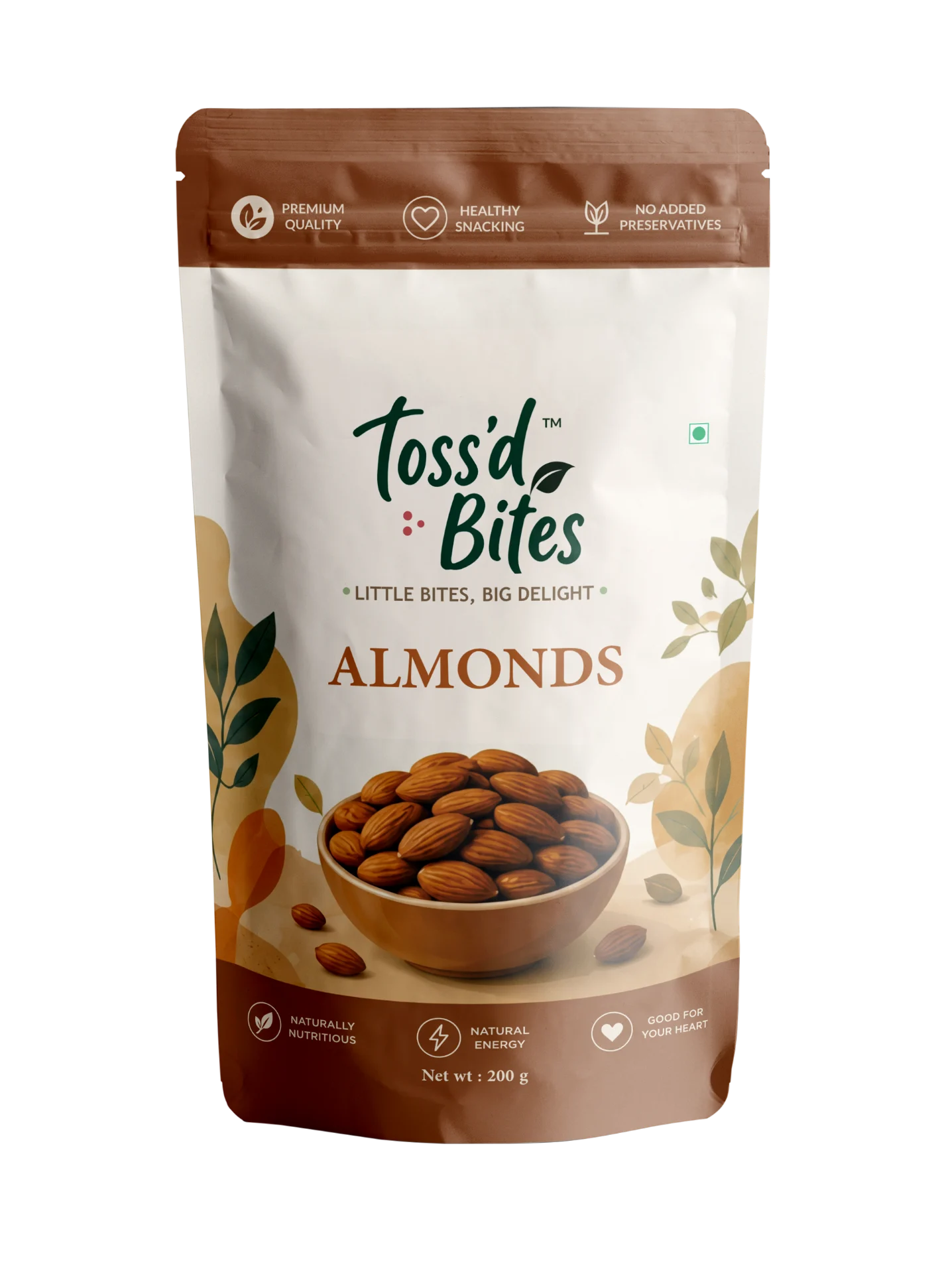almonds front 200g
